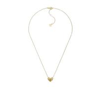 FOSSIL Women's gold tone Stainless Steel with lobster clasp closure heart shaped pendant necklace