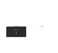 FOSSIL Women's Harwell Black Leather Wallet and Jessie Belt, Set