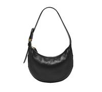 Fossil Women's Harwell Leather Crescent Purse Handbag for Women, Black, One Size