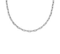 Fossil Women's Heritage D-Link Silver-Tone Brass Chain Necklace (Model: JA7243040)