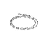 Fossil Women's Heritage Silver Stainless Steel Bracelet, JA7245040