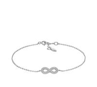 Fossil Women's Infinity Sterling Silver Chain Bracelet, JFS00633040