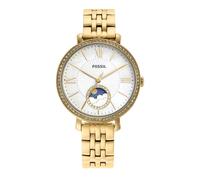 Fossil Women's Jacqueline Quartz Stainless Steel Multifunction Moonphase Watch Color: Gold (Model: ES5167)