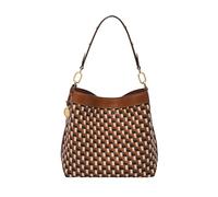 Fossil Women's Jessie Bucket Shoulder Bag, Neutral Woven, One Size