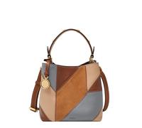 Fossil Women's Jessie Leather Small Bucket Crossbody Bag, Patchwork