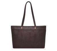 Fossil Women's Jessie Tote Bag, Chocolate Woven