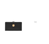 Fossil Women's Lennox Black Leather Wallet and Jessie Belt, Set