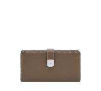 Fossil Women's Lennox Gray Leather Bifold Wallet, SL10036793