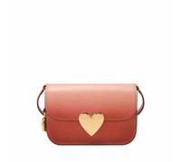 Fossil Women's Lennox Red Leather Crossbody Bag, ZB11118633