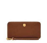 Fossil Women's Lennox Zip Wallet, Medium Brown