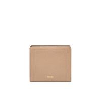 Fossil Women's Logan Leather RFID Blocking Small Bifold Wallet, Mellow