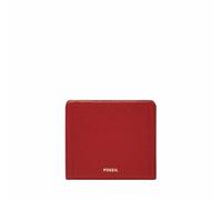 Fossil Women's Logan Red Leather Bifold Wallet, SL7829611