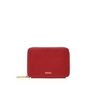 Fossil Women's Logan Red Leather Card Case, SL10045611