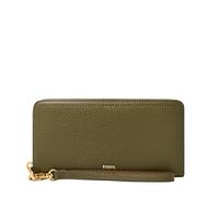 Fossil Women's Logan Zip Around Clutch Wallet, Desert Olive