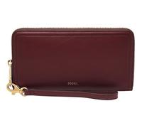 Fossil Women's Logan Zip Clutch, red, 19.7 cm L x 1.9 cm W x 10.2 cm H