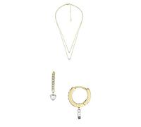 Fossil Women's Necklace Texture Circle Pendant Sterling Silver with Fossil - Sterling Bracelet Silver Tone Sterling Silver For Female JFS00616040