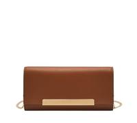 Fossil Women's Penrose Smooth Cowhide Leather Flap Wallet Crossbody, ZB11035200