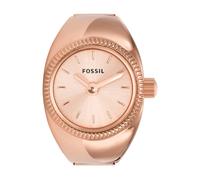 Fossil Women's Quartz Stainless Steel Two-Hand Watch Ring Color: Rose Gold (Model: ES5247)