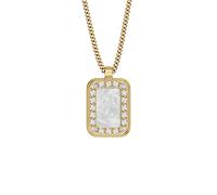 Fossil Raquel Women's Gold-Tone Stainless Steel Necklace, JF04997710