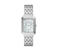Fossil Women's Raquel Quartz Stainless Steel Three-Hand Watch, Silver/Mother of Pearl, 26mm, Raquel