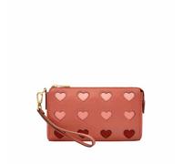 Fossil Women's Wristlet Accessory-Travel Wallet, Red, Small