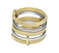 Fossil Women's Ring Harlow, Two-Tone or Gold-Tone Stainless Steel Prestack