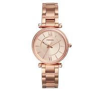 Fossil Carlie Rose Gold Tone Watch ES4301
