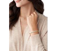 Fossil Women'S Sadie Shine Bright Gold Stainless Steel Cuff Bracelet, Jf03872710 Gold