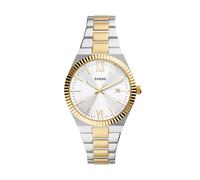 Fossil Women's Scarlette Quartz Stainless Steel Three-Hand Watch Color: Silver/Gold (Model: ES5259)