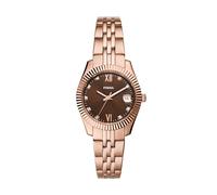 Fossil Women's Scarlette Three-Hand Date, Rose Gold-Tone Stainless Steel Watch, ES5324