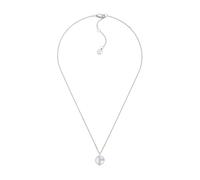FOSSIL Women's Stainless Steel with lobster clasp closure Round pentagon pendant necklace