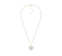 Fossil Women's Stainless Steel with lobster clasp closure Round zodiac pendant necklace