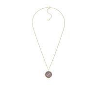 Fossil Women's Stainless Steel with lobster clasp closure Round zodiac pendant necklace