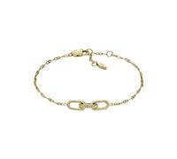 Fossil Women's link bracelet Heritage D-Link stainless steel gold-tone, JF04525710