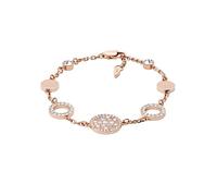 Fossil Women's Stainless steel with lobster clasp closure slim chain bracelet