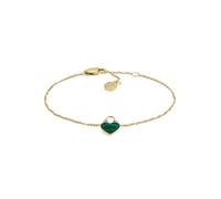 FOSSIL Women's Stainless steel with lobster clasp closure slim chain bracelet