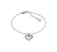 Fossil Women's Jewelry Silver-Tone Stainless Steel Bracelet, JF04837040