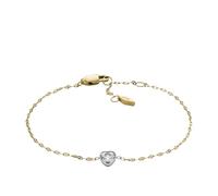 Fossil Women's Sadie Tokens Of Affection Two-Tone Stainless Steel Chain Bracelet, JF04679998