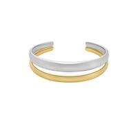 FOSSIL Women's Stainless Steel with open Cuff bangle bracelet