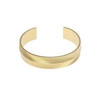 Fossil women's bangle Harlow Linear Texture stainless steel gold-tone, JF04535710
