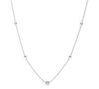 Fossil Women's Sterling Silver Necklace Color: Silver (Model: JFS00453040)