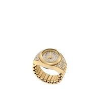 Fossil Women's Watch Ring Two-Hand Gold-Tone Stainless Steel Watches