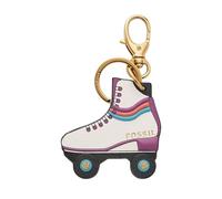 Fossil Women's White Polyurethane Bag Charm, SLG1638189