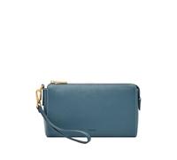 Fossil Wristlet Pouch, Blue Drizzle, One Size