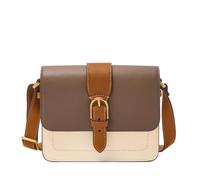 Fossil Zoey Crossbody Bag Putty/Vanilla/Saddle Colorblock
