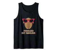 Fossilized But Fabulous Fossil Trilobite with Sunglasses Tank Top