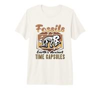 Fossils Earth's Ancient time - Dinosaur Paleontologist Premium T-Shirt