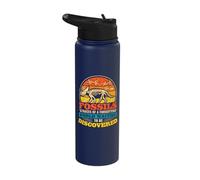 Fossils The tangible remnants - Dinosaur Paleontologist Stainless Steel Insulated Water Bottle