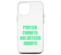 Foster Charity Volunteer Donate Retro Philanthropist Present Case for iPhone 12/12 Pro