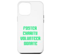 Foster Charity Volunteer Donate Retro Philanthropist Present Case for iPhone 12 Pro Max
